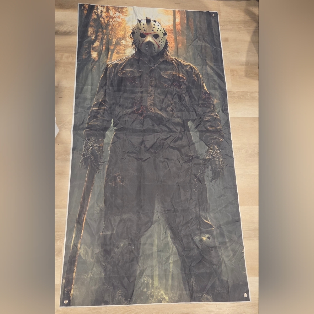 Jason Voorhees Horror Wall Tapestry 🖤🔪